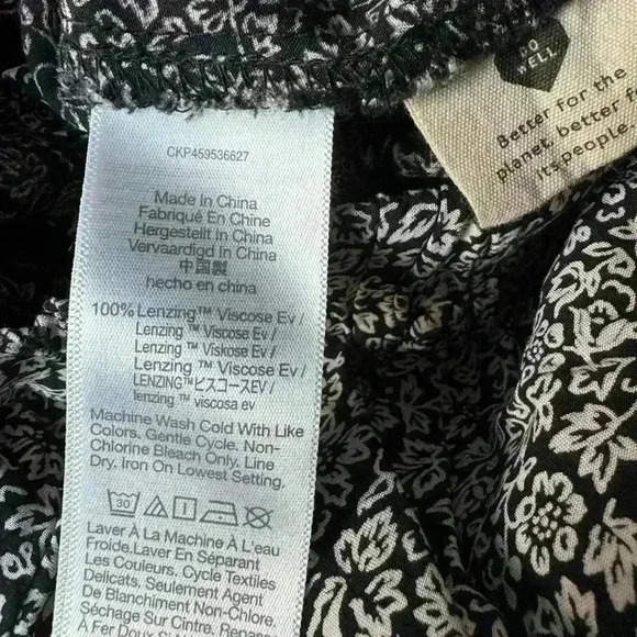 Madewell 100% Viscose Pull-On Tier Mini Skirt in Tudor Floral Size 4 - Picture 7 of 9